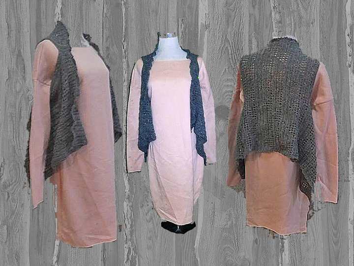 Weste " Half ´N´Half " - alle Größen - auch für Anfänger