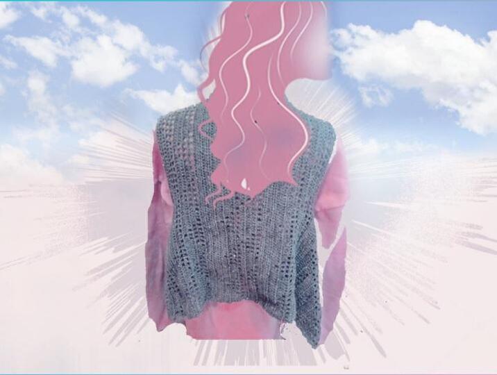 Weste " Half ´N´Half " - alle Größen - auch für Anfänger