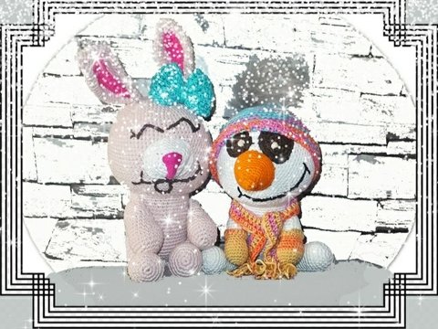Frühling trifft Winter - Amigurumi Häkelanleitung