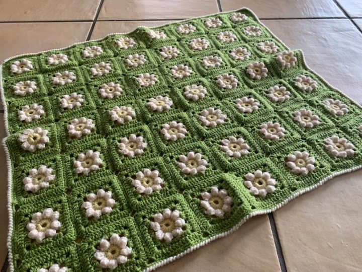 Mitwachsende Babydecke Blütenmeer