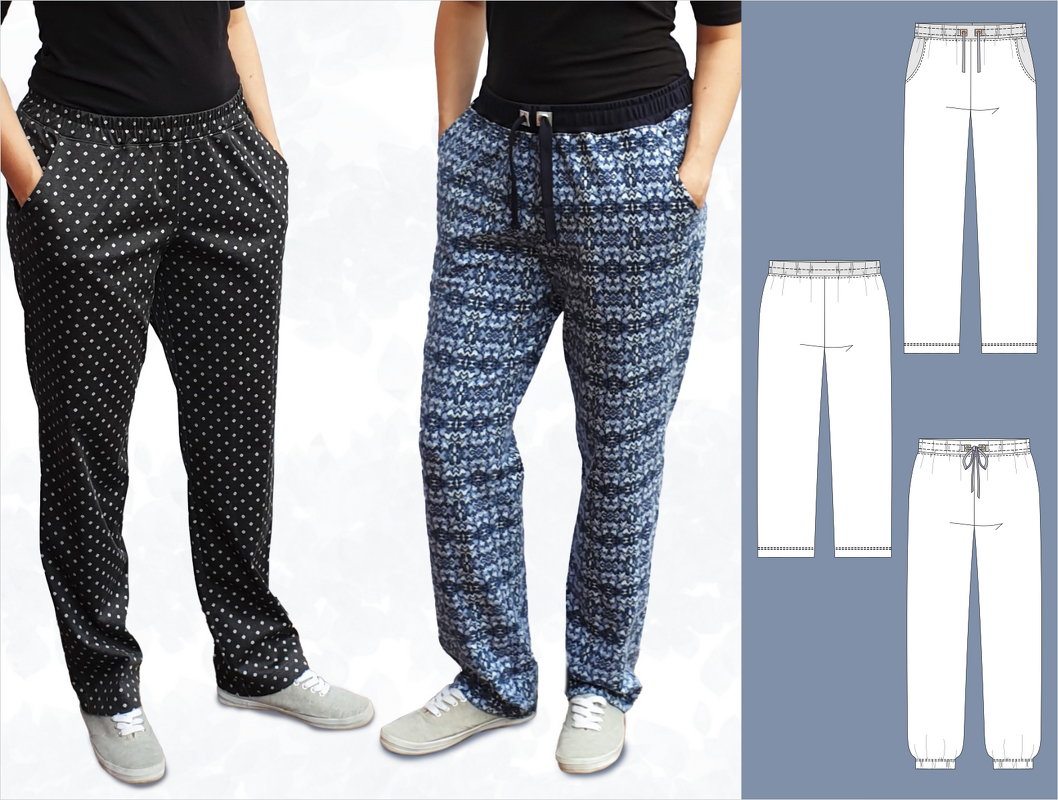 Mira Women’s Lounge Pants – Elastic Waist &amp; Pockets EU 34–50 / US 4–20