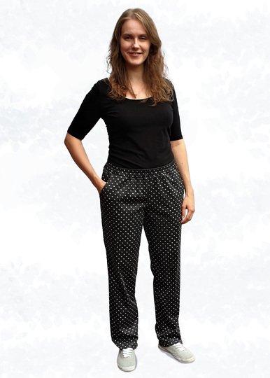 Freizeithose Mira – Bequeme Jerseyhose mit Gummibund und Taschen Gr. 34–50