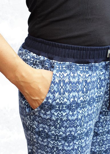 Freizeithose Mira – Bequeme Jerseyhose mit Gummibund und Taschen Gr. 34–50