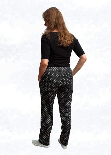 Freizeithose Mira – Bequeme Jerseyhose mit Gummibund und Taschen Gr. 34–50