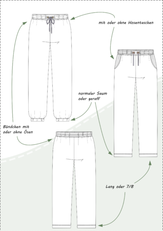 Mira - Jerseyhose mit Gummizug - Gr. 34 bis 50 - eBook