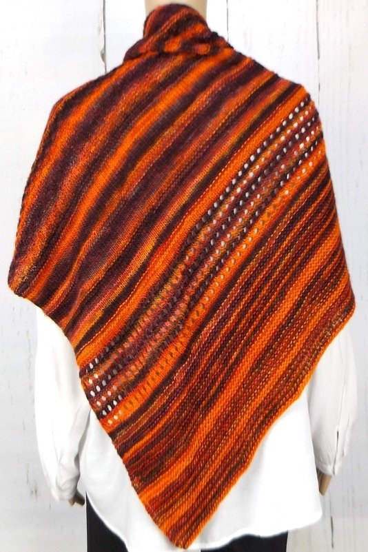 Strickanleitung Dreieckstuch "Herbsfreuden" - Bild 2