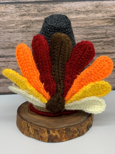 Häkelanleitung Thanksgiving Gnom Pilger-Truthahn