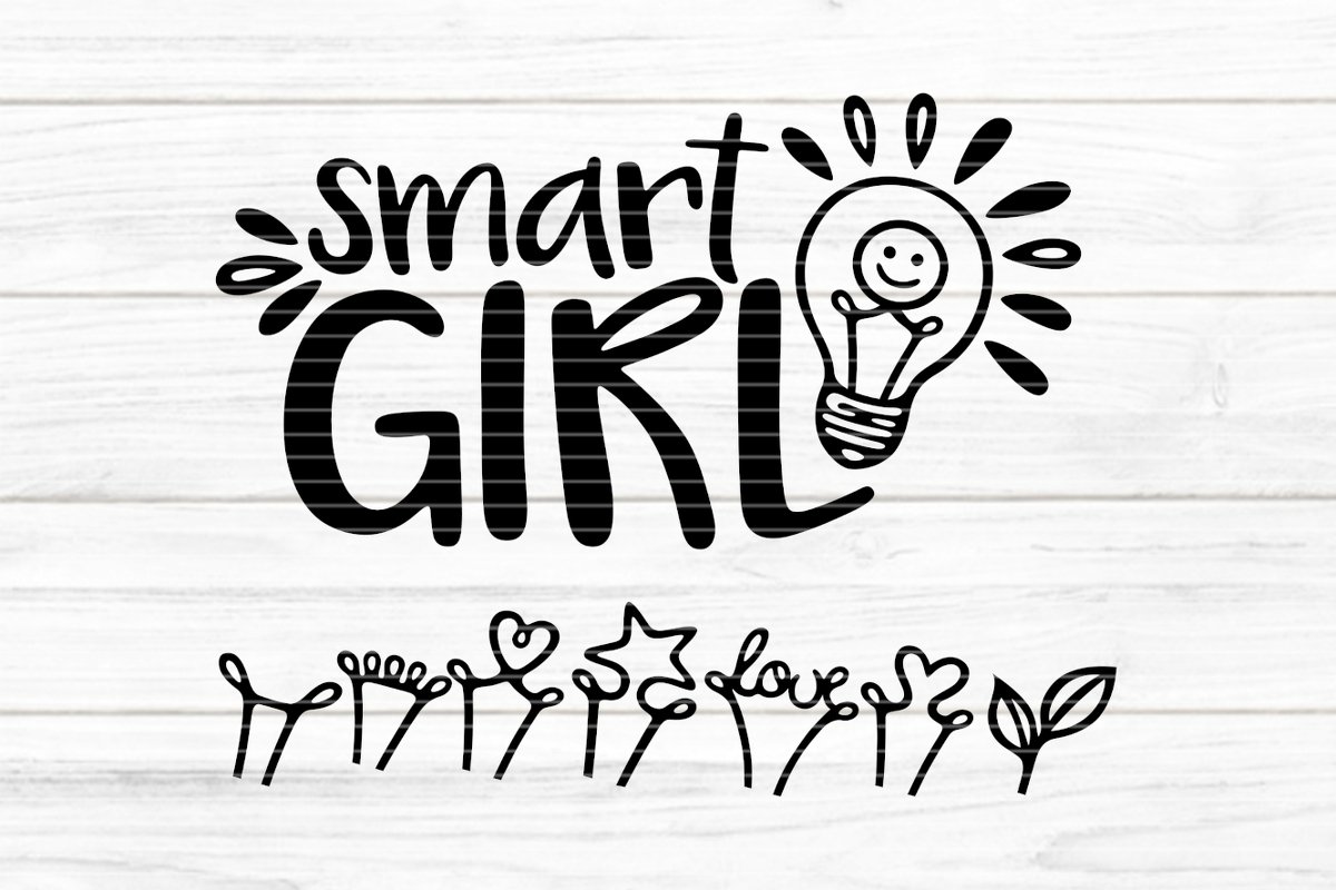 smart Girl Plotterdatei SVG DXF FCM