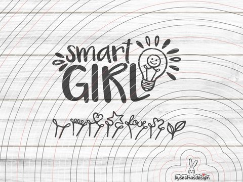 smart Girl Plotterdatei SVG DXF