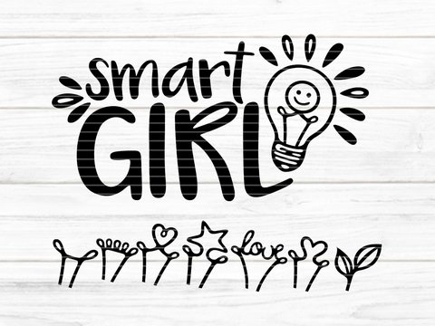 smart Girl Plotterdatei SVG DXF FCM