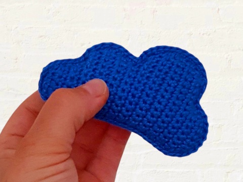 Häkelanleitung kleine Wolke