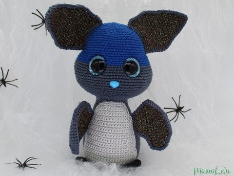 Fledermaus Fipsi - Häkelanleitung