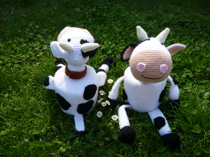 Häkelanleitung Kuh Klorollenhut