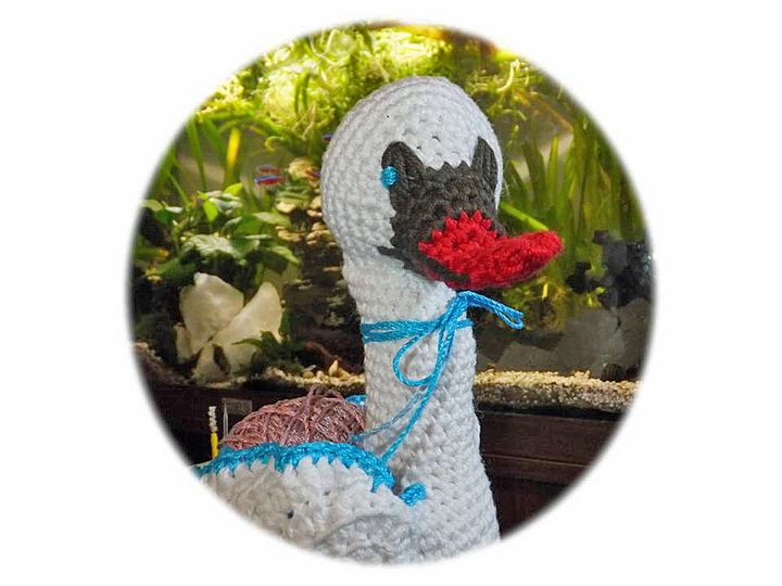 Schwanennest - Tischdekoration - Taufe Hochzeit -