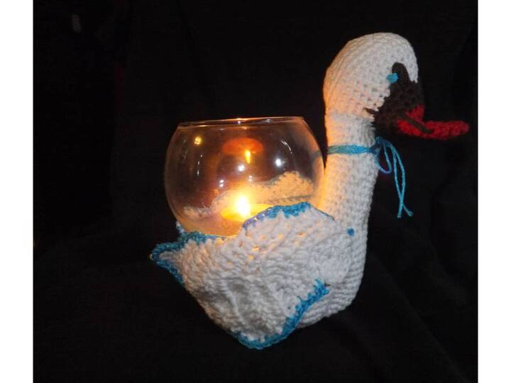 Schwanennest - Tischdekoration - Taufe Hochzeit -