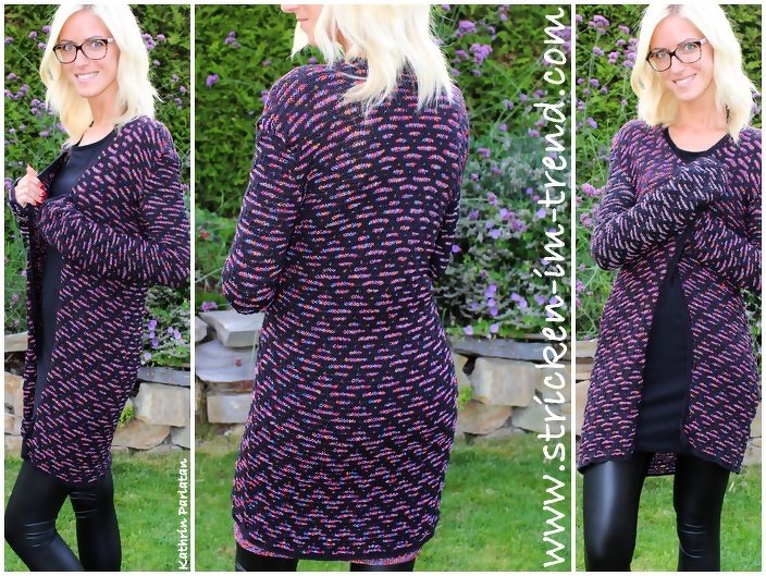 Strickanleitung für Weste / Jacke | Strickweste HYBRID #1