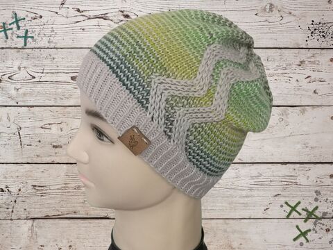Strickanleitung Blitzmütze, schnell gestrickt, alle Größen, Strickschrift