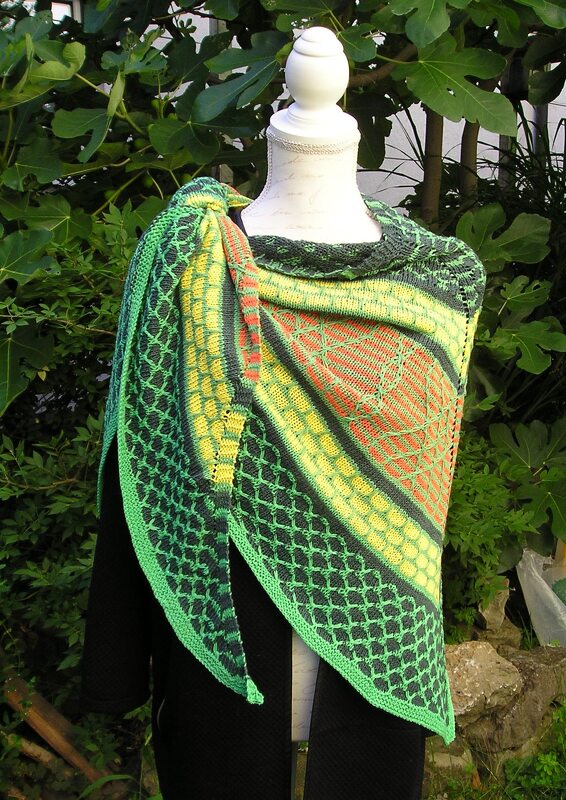 Strickanleitung Dreieckstuch "Western Time"