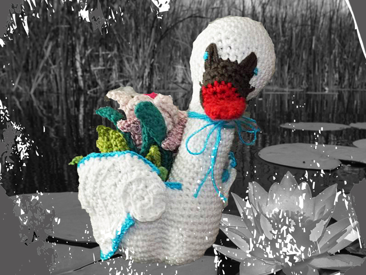 Pflanzen - Schwan zum Muttertag und Geburtstag