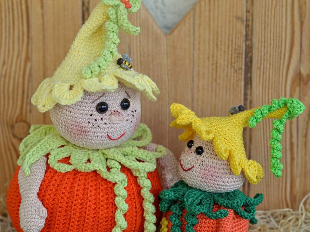 kleiner Kantenhocker "kleiner Bruder von Kürbis Karlchen" Herbst - Bild 6