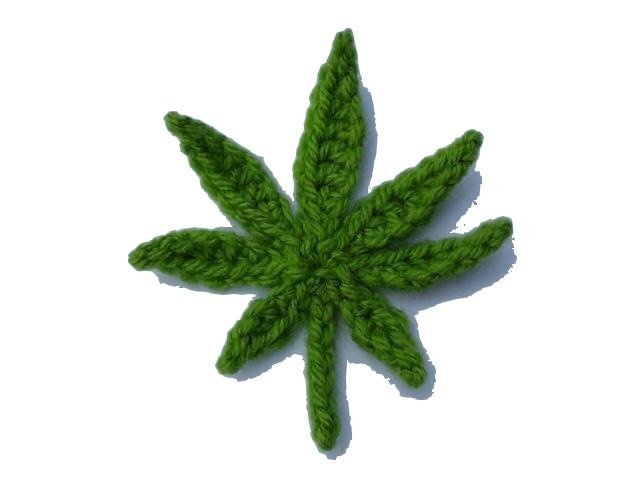CROCHET PATTERN * Dream Catcher Cannabis leaf * - Image 4
