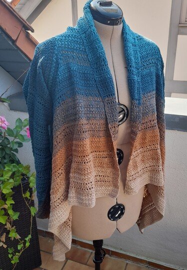 Häkelanleitung - Zipfeljacke "Isabel"