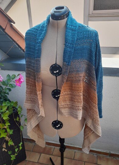 Häkelanleitung - Zipfeljacke "Isabel"