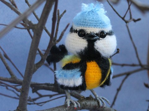 Meise. Häkelanleitung