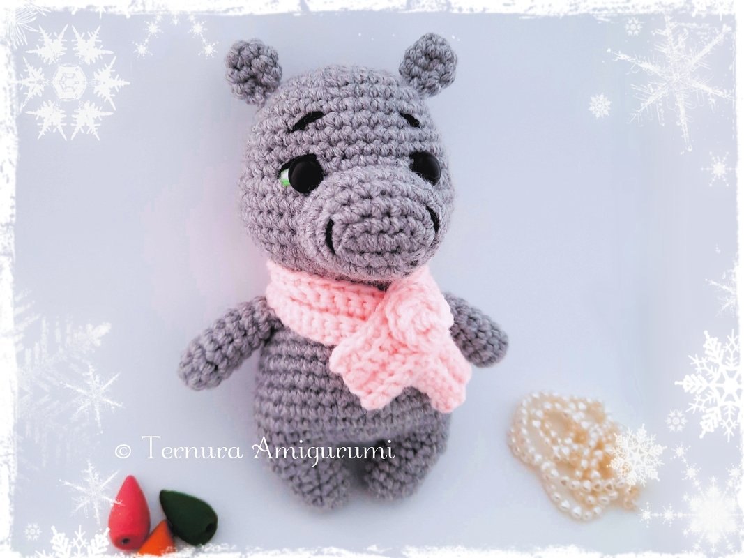 Crochet pattern Anna, the hippo - Image 6