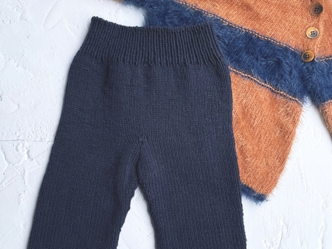 Strickanleitung Kinderhose L E N N Y Größe 68, 86/92 Baby