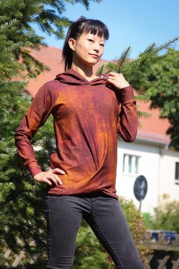 Schnittmuster Pullover/Hoodie mit Twist am Saum Damen Gr. 32 - 62
