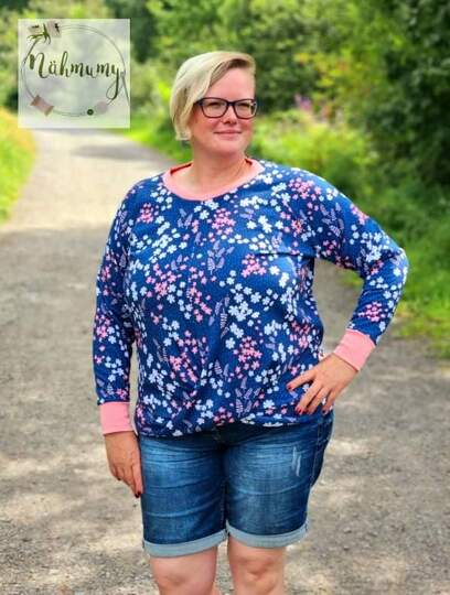 Schnittmuster Pullover/Hoodie mit Twist am Saum Damen Gr. 32 - 62