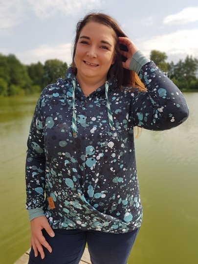 Schnittmuster Pullover/Hoodie mit Twist am Saum Damen Gr. 32 - 62