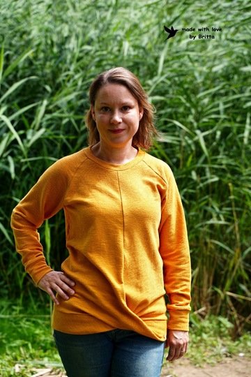 Schnittmuster Pullover/Hoodie mit Twist am Saum Damen Gr. 32 - 62