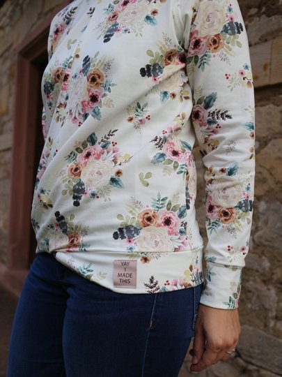 Schnittmuster Pullover/Hoodie mit Twist am Saum Damen Gr. 32 - 62
