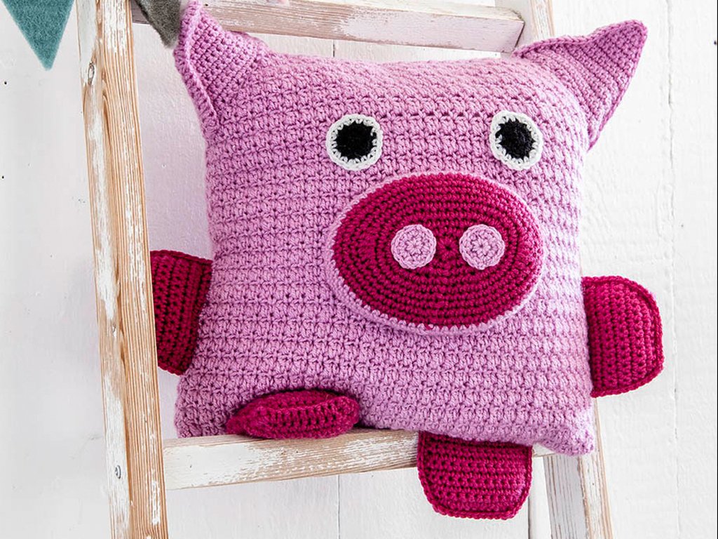 Lustige Tierkissen: Schorsch Schwein