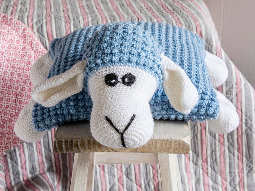 Lustige Tierkissen: Simon Schaf