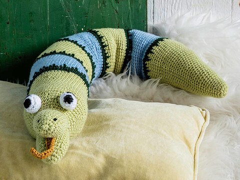 Lustige Tierkissen: Sonja Schlange