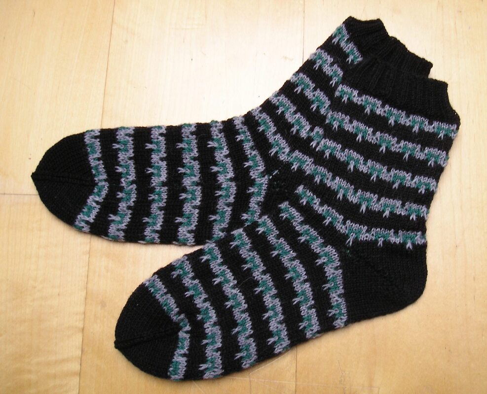 Strickanleitung Socken "Waldläufer" - Bild 2