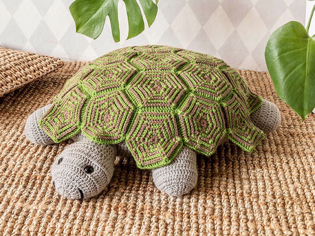 Lustige Tierkissen: Susi Schildkröte