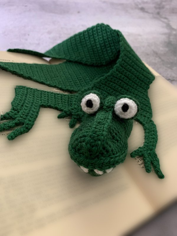 Häkelanleitung Lesezeichen T-Rex - Bild 3