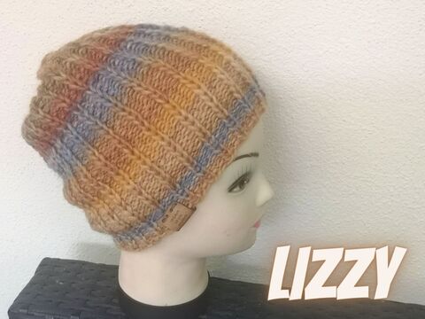 Strickanleitung Mütze Lizzy einfache Mütze, tolles Muster, alle Größen