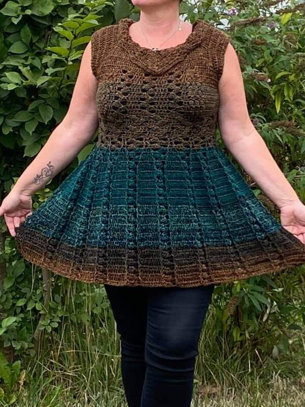 Tunika Celebration - AnJuInMaMe -Kleid/Tunika häkeln im RVO - Bild 2