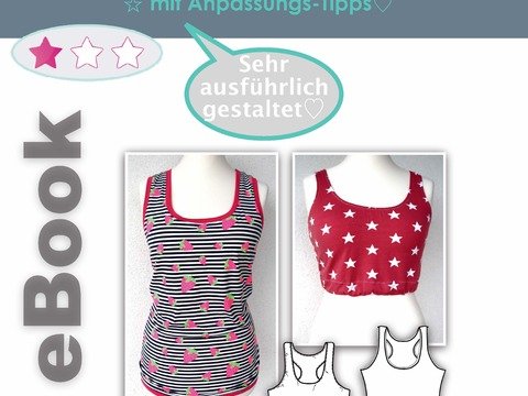Anleitung Sporty Top Damen Oberteil Gr. 32 - 60