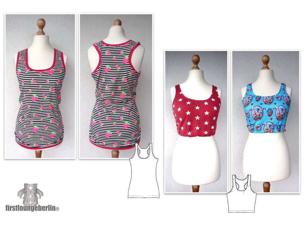 Anleitung Sporty Top Damen Oberteil Gr. 32 - 60 - Bild 2