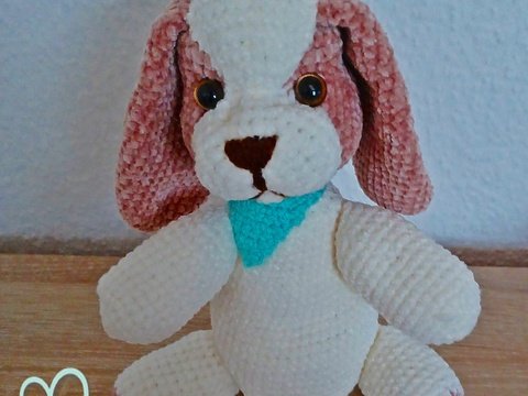 Häkelanleitung Schmusehündchen Luis