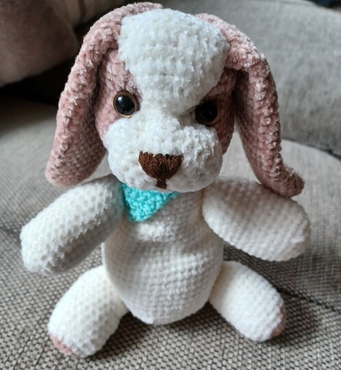 Häkelanleitung Schmusehündchen Luis