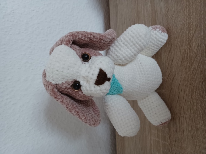 Häkelanleitung Schmusehündchen Luis