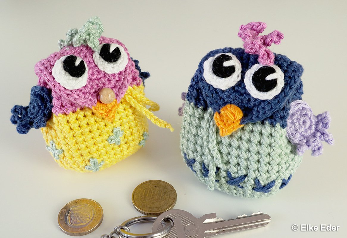 Crochet Pattern Small Backpack "Birdy" - Keychain, Gift Pouch, Doll Back - Image 3