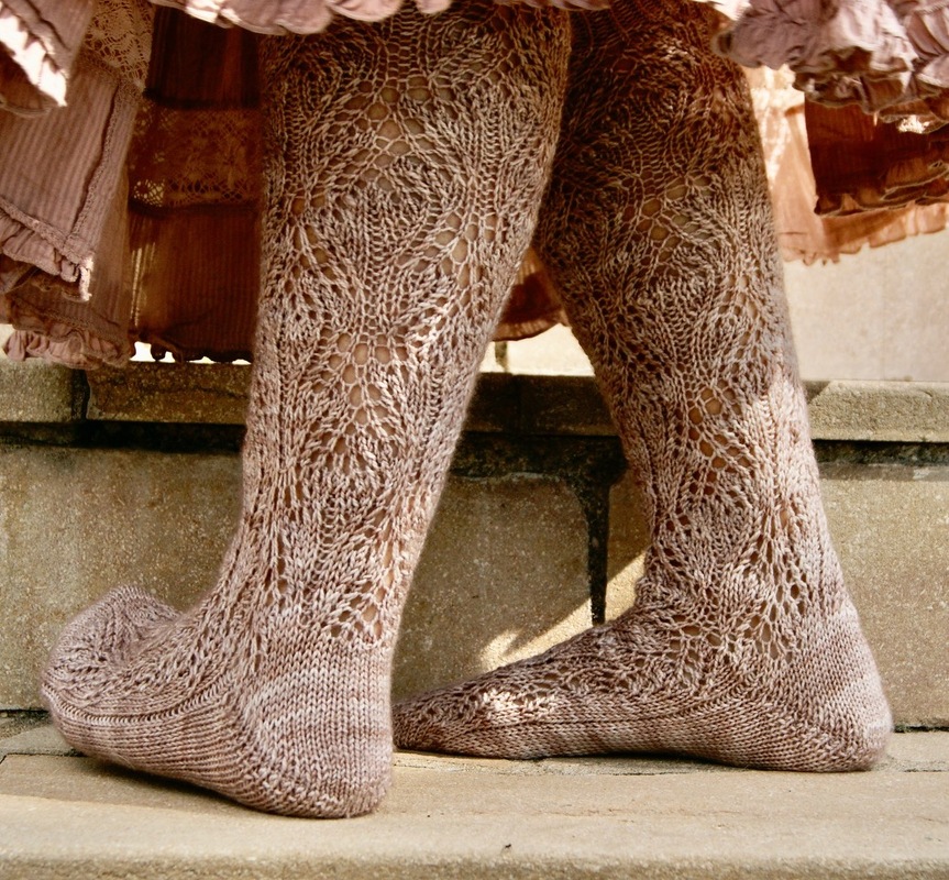 Anleitung Socken im Lochmuster "Strandläufer"